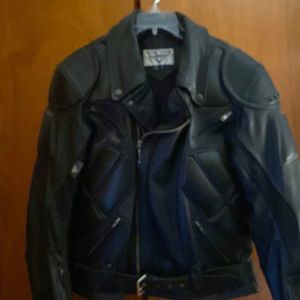 Teknic leather motorcycle jacket